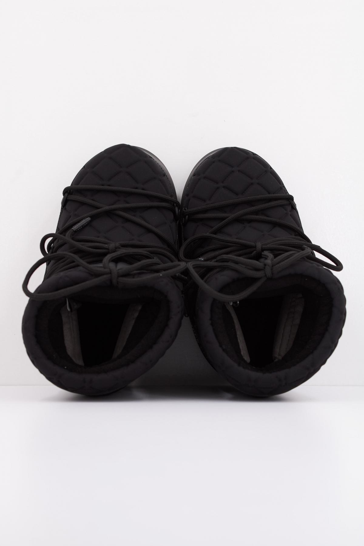 MOON BOOT ICON LOW QUILT K en color NEGRO (3)