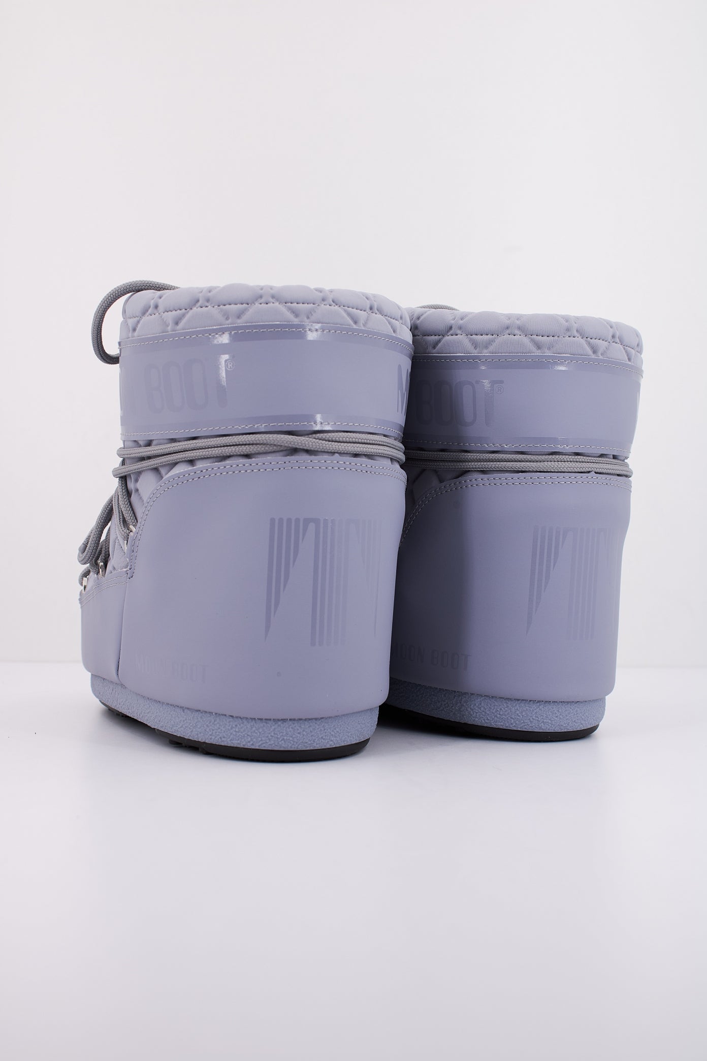 MOON BOOT MB ICON LOW QUILT en color GRIS (4)