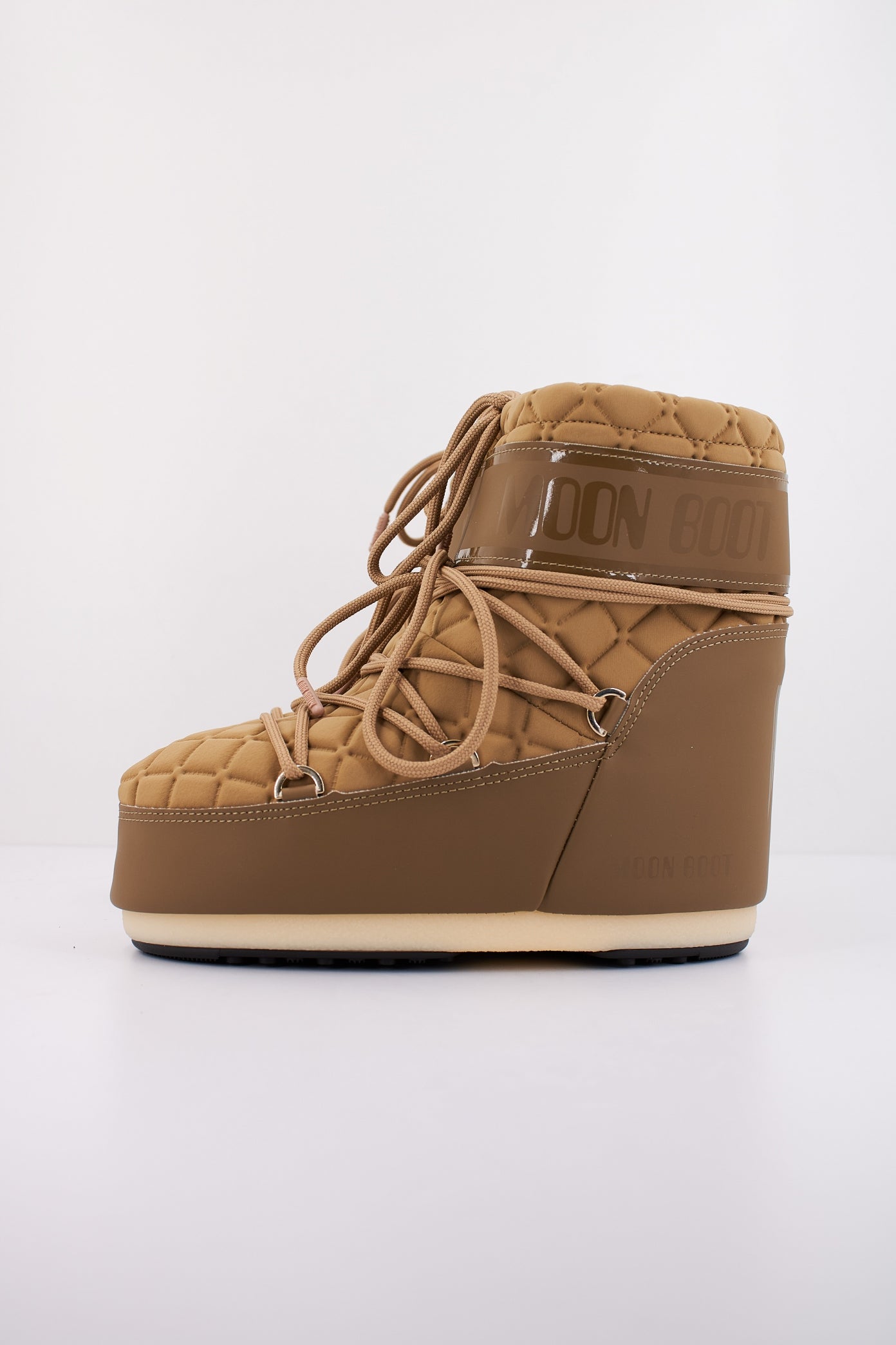 MOON BOOT MB ICON LOW QUILT en color MARRON (1)