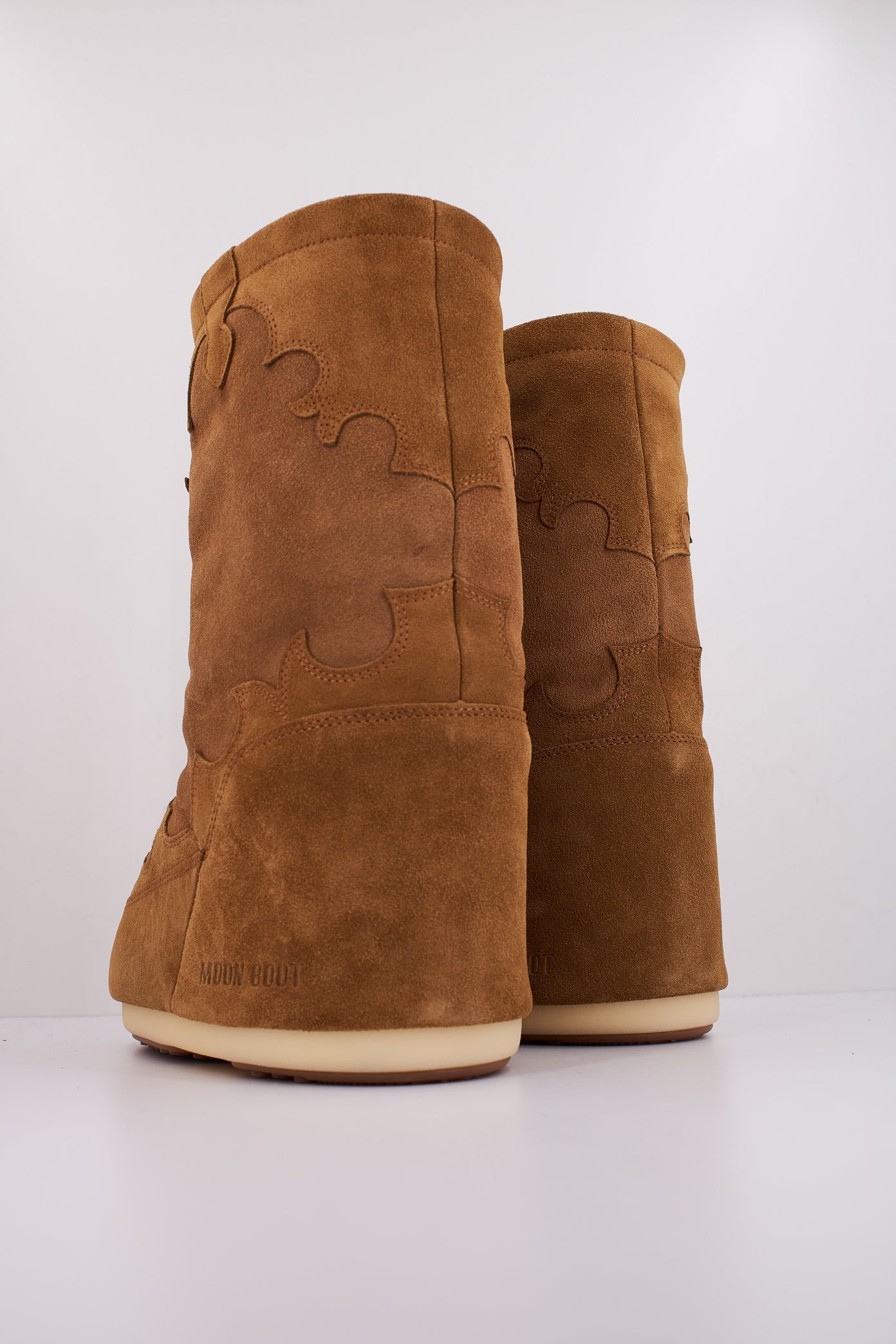 MOON BOOT MB ICON SUDE EMBROIDERY en color MARRON (4)