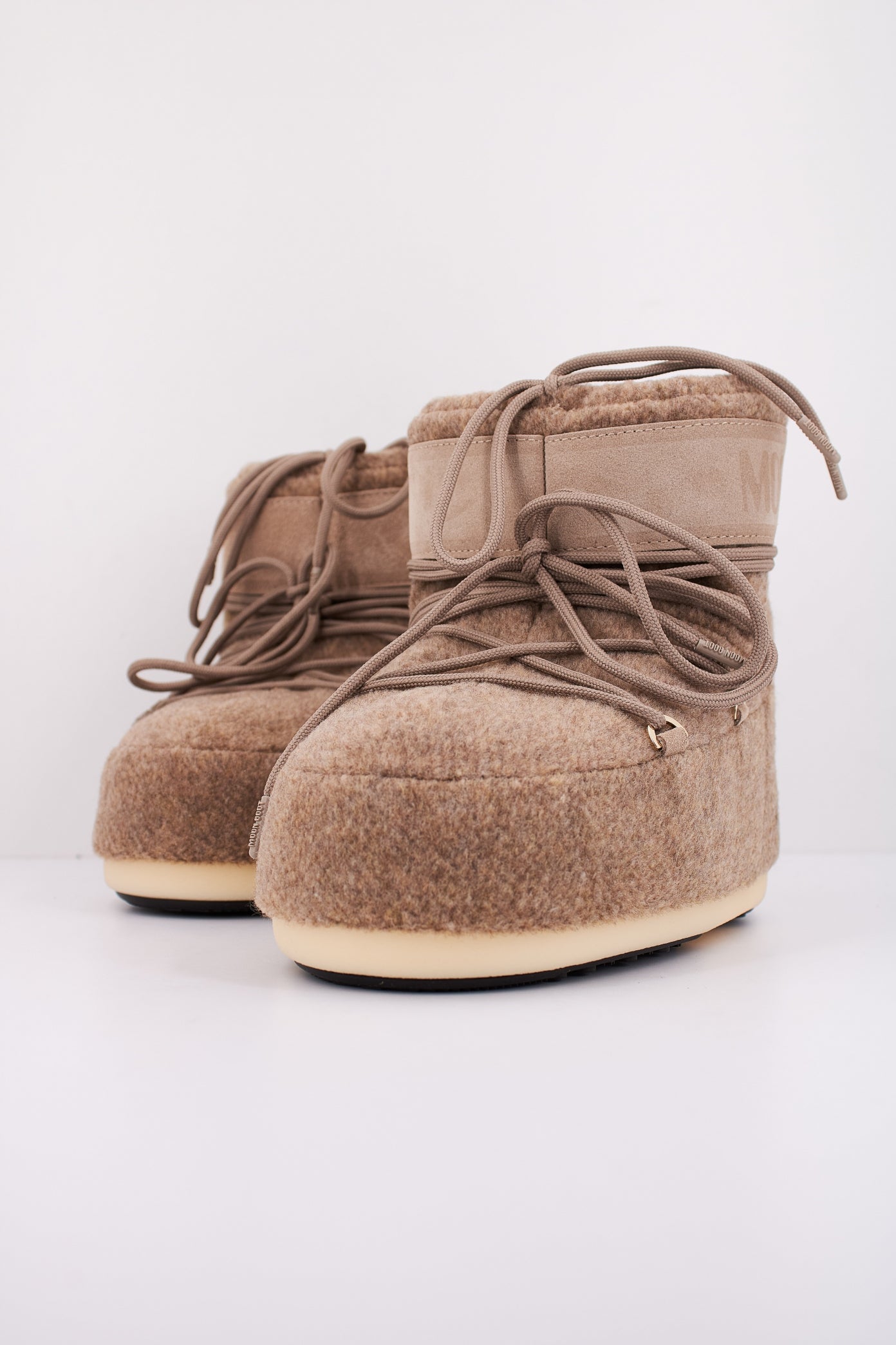 MOON BOOT MB ICON LOW FELT en color MARRON (2)