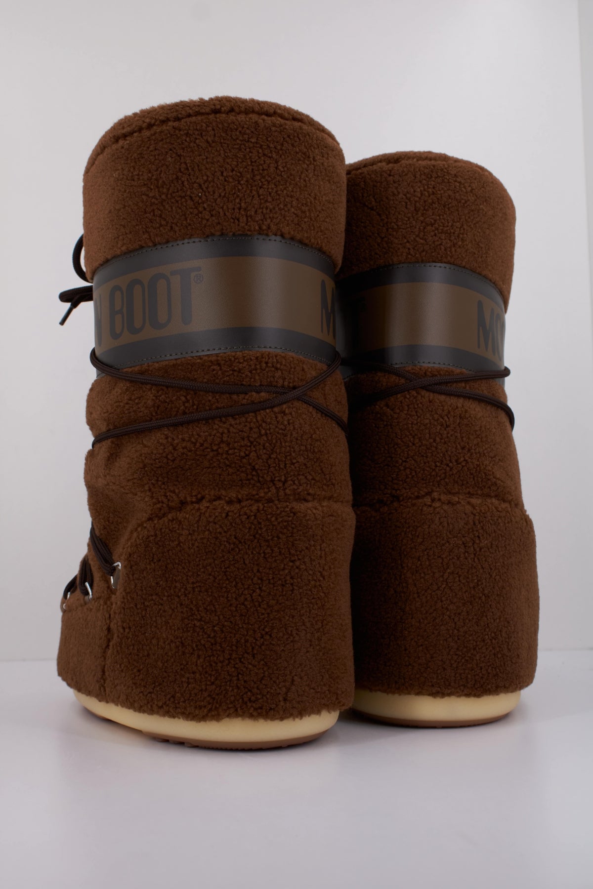 MOON BOOT MB ICON FLEECE en color MARRON (3)