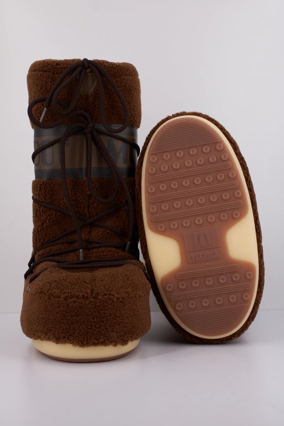 MOON BOOT MB ICON FLEECE en color MARRON (5)