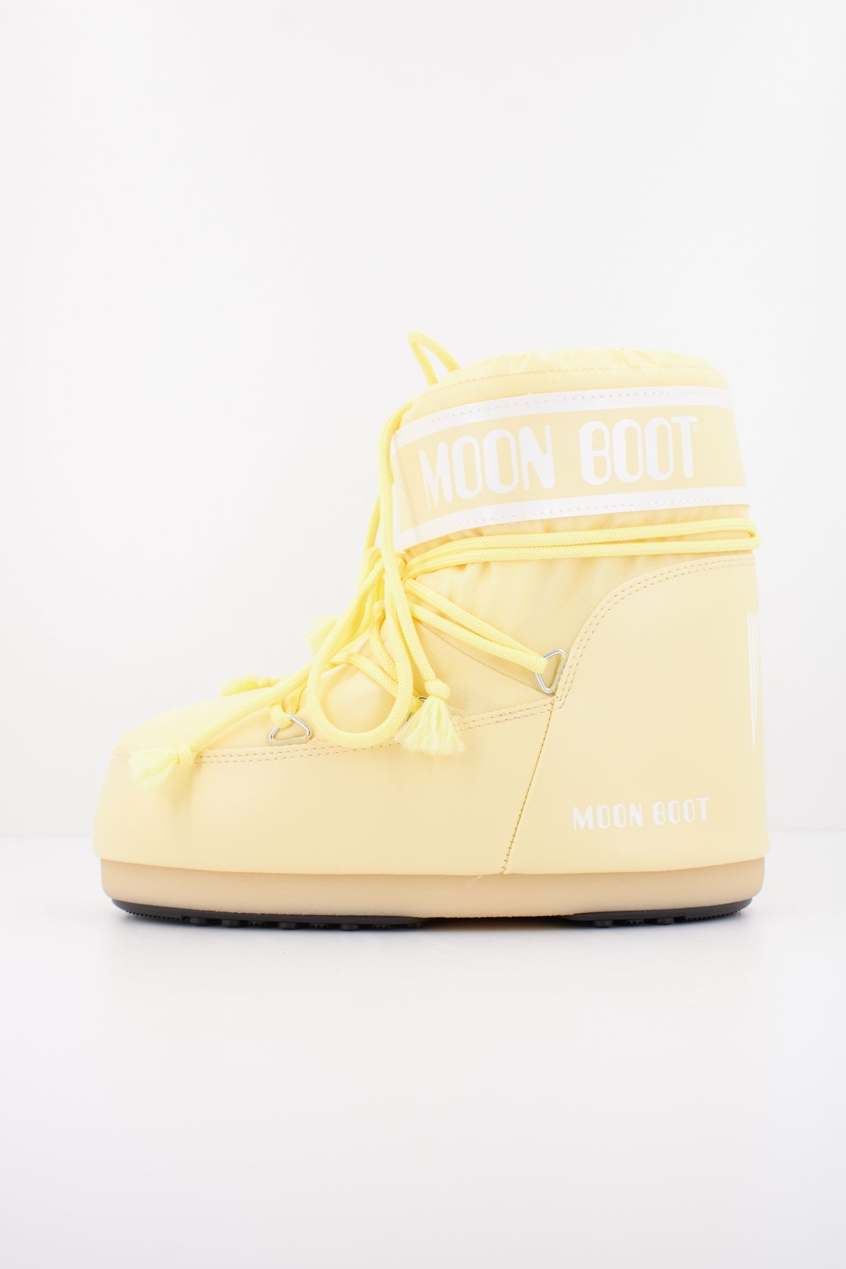 MOON BOOT MB ICON LOW NYLON en color AMARILLO (1)