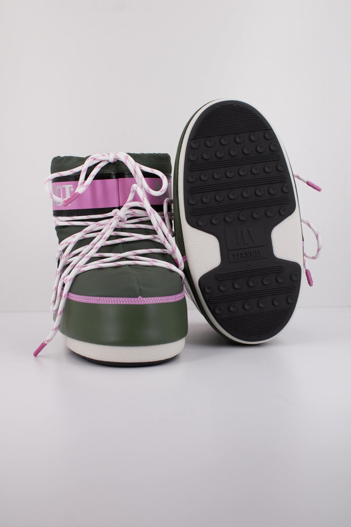 MOON BOOT H MB ICON LOW SPACE RACI en color VERDE (4)
