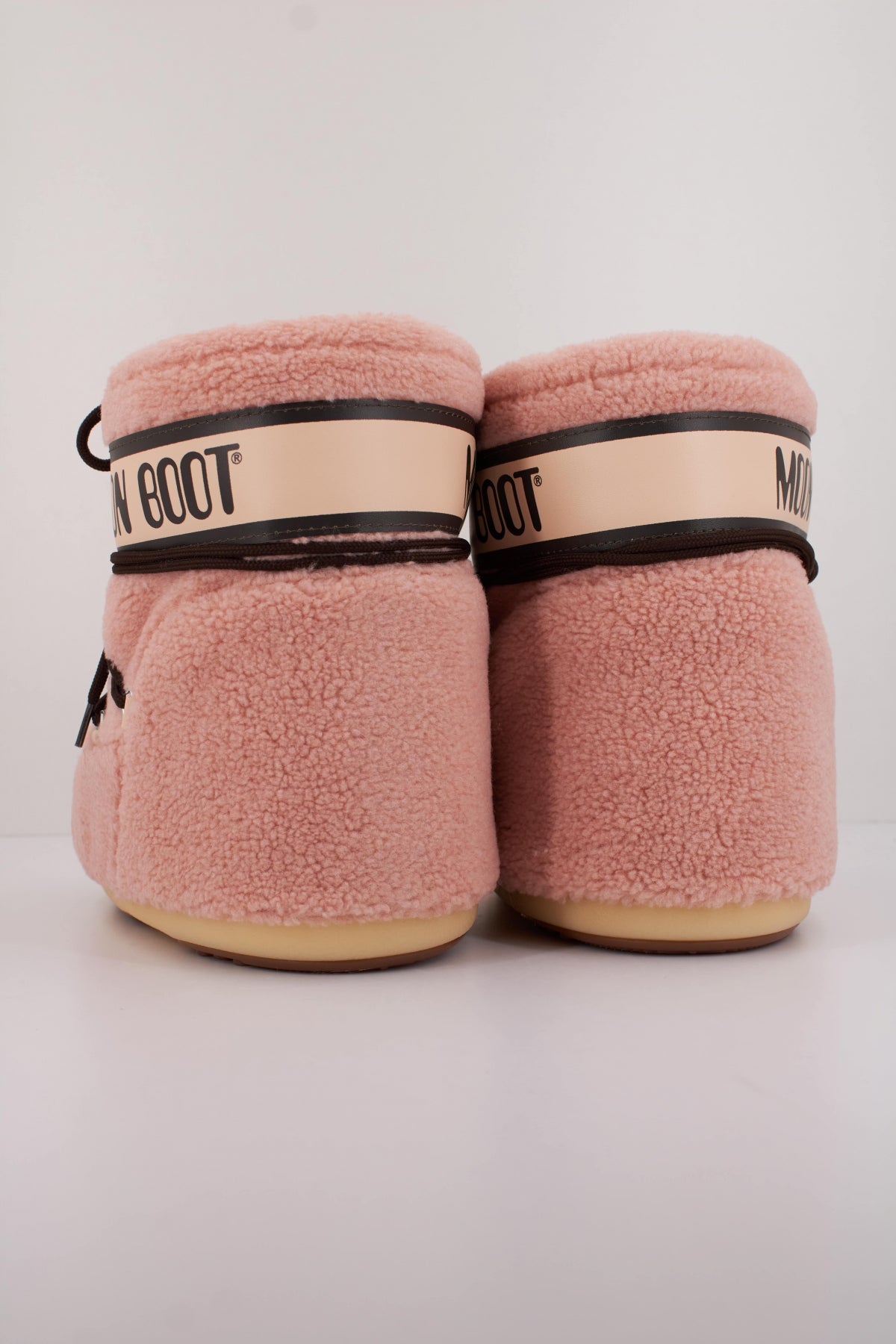 MOON BOOT MB ICON LOW FLEECE en color ROSA (3)