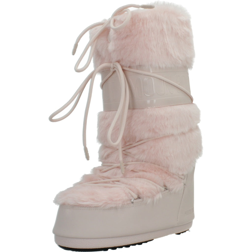 MOON BOOT ICON FAUX FUR en color ROSA (1)