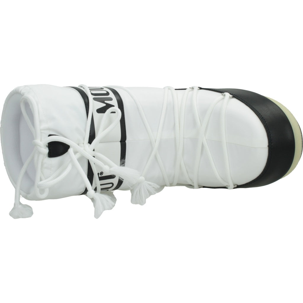 MOON BOOT MB ICON NYLON en color BLANCO (7)