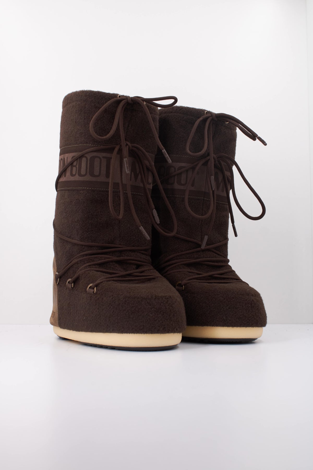 MOON BOOT ICON NUBUCK FELT en color MARRON (2)