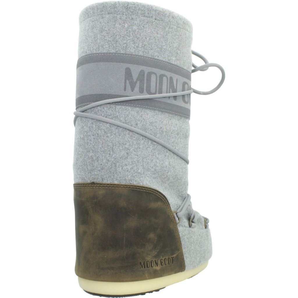 MOON BOOT MB ICON NUBUCK FELT en color GRIS (3)