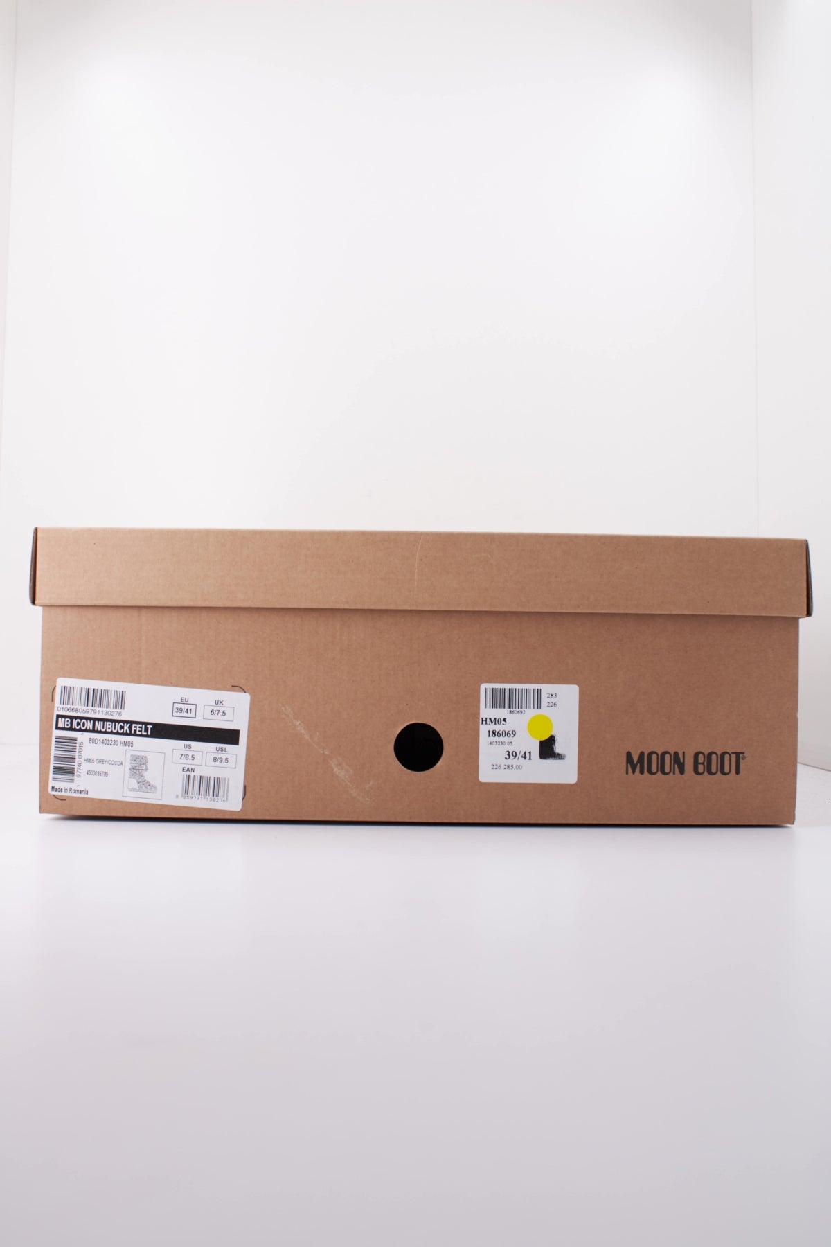 MOON BOOT ICON NUBUCK FELT en color GRIS (6)