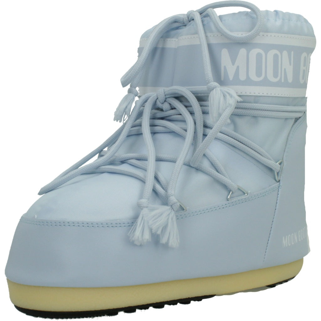 MOON BOOT MB ICON LOW NYLON en color AZUL (1)