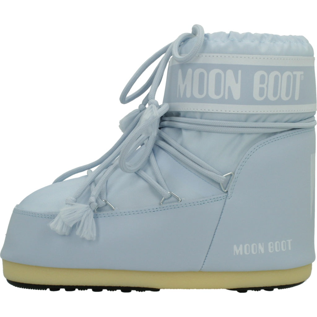 MOON BOOT MB ICON LOW NYLON en color AZUL (2)