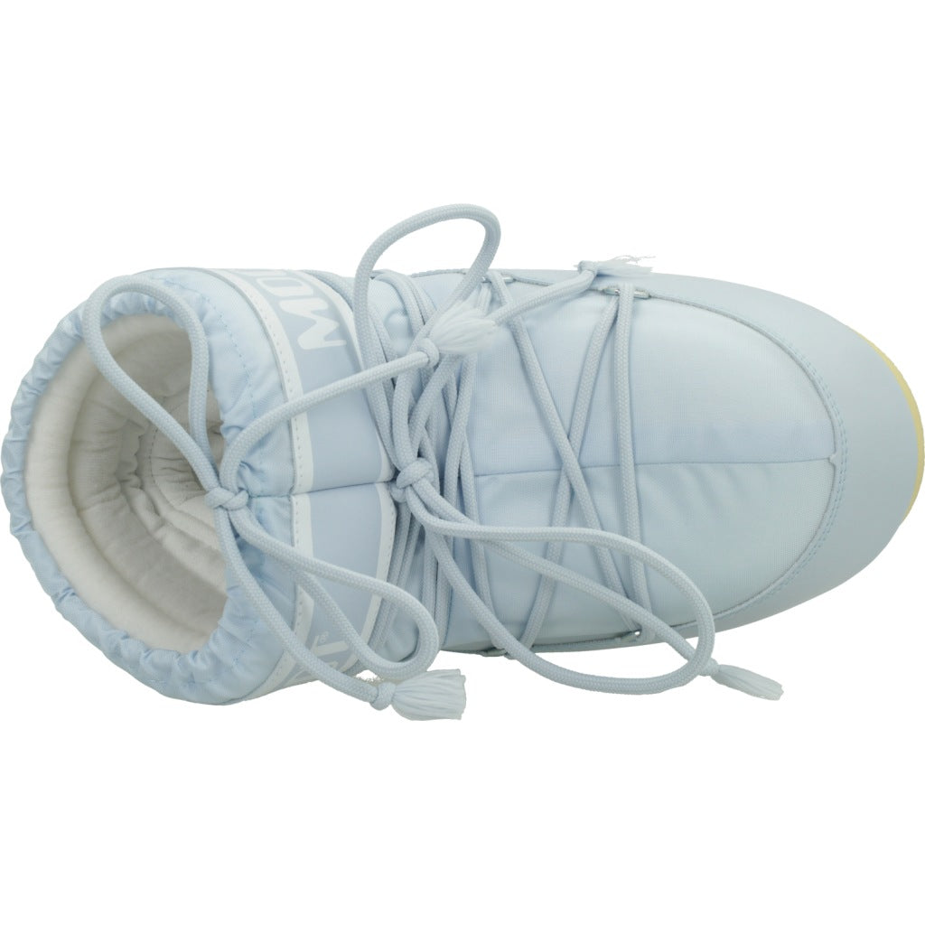 MOON BOOT MB ICON LOW NYLON en color AZUL (7)
