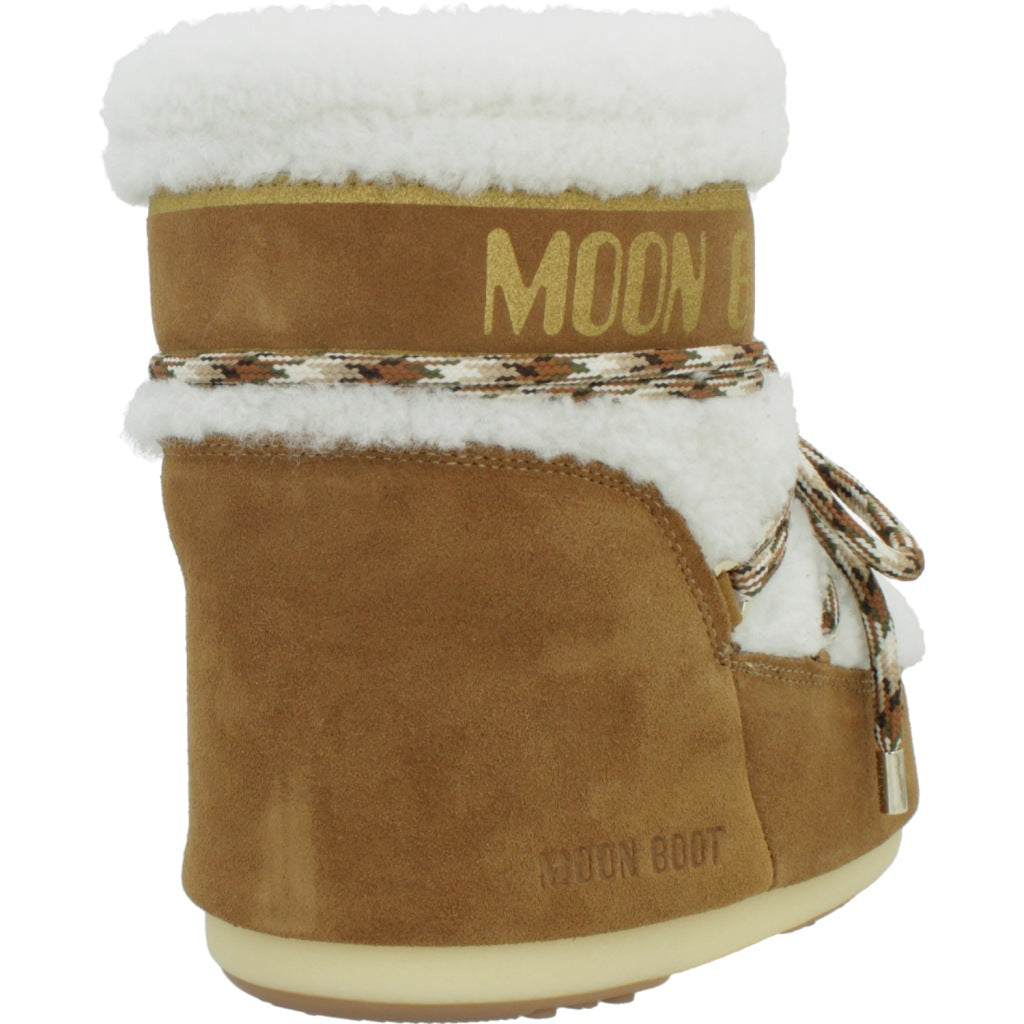 MOON BOOT MB ICON LOW SHEARLING en color MARRON CLARO (3)