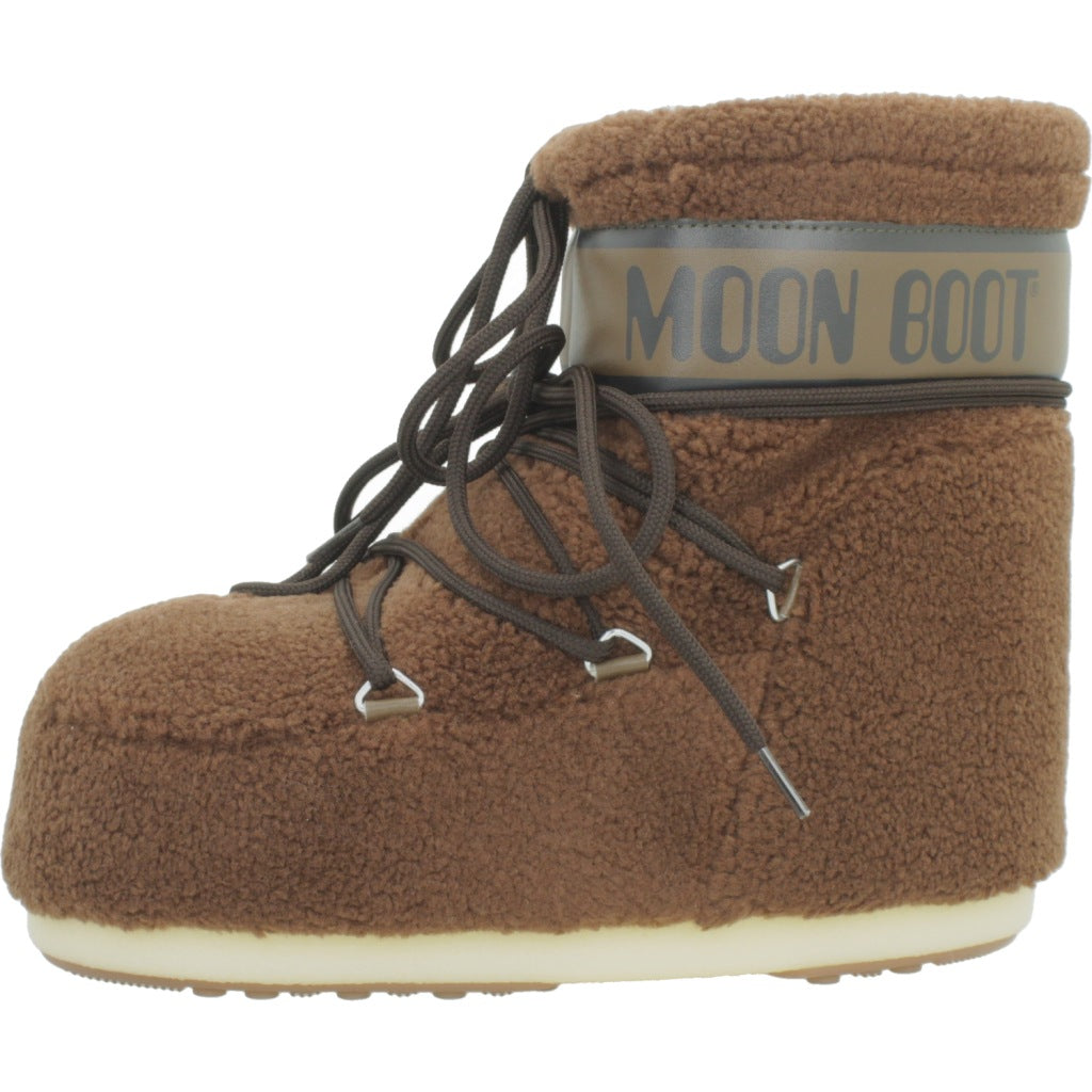 MOON BOOT MB ICON LOW FLEECE en color MARRON (2)