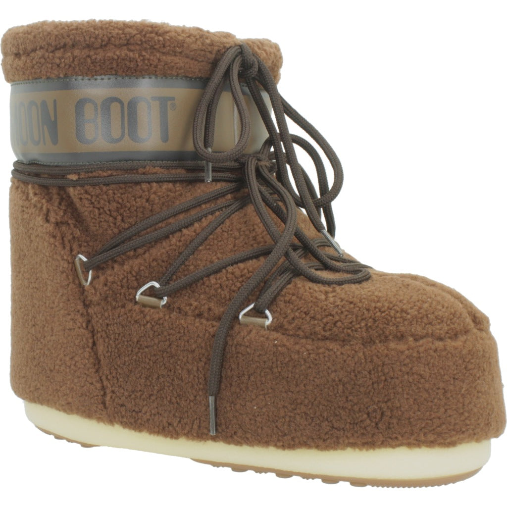 MOON BOOT MB ICON LOW FLEECE en color MARRON (5)