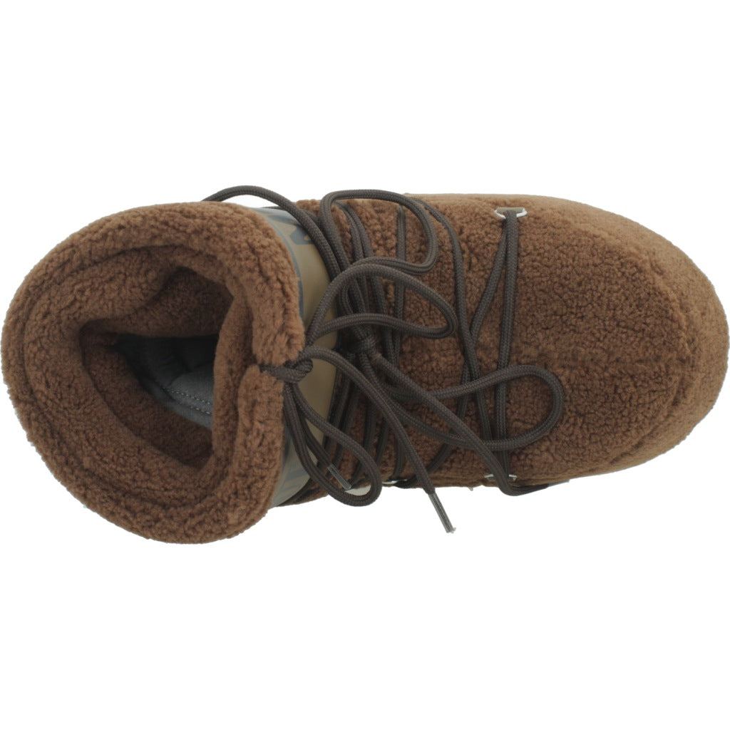 MOON BOOT MB ICON LOW FLEECE en color MARRON (7)