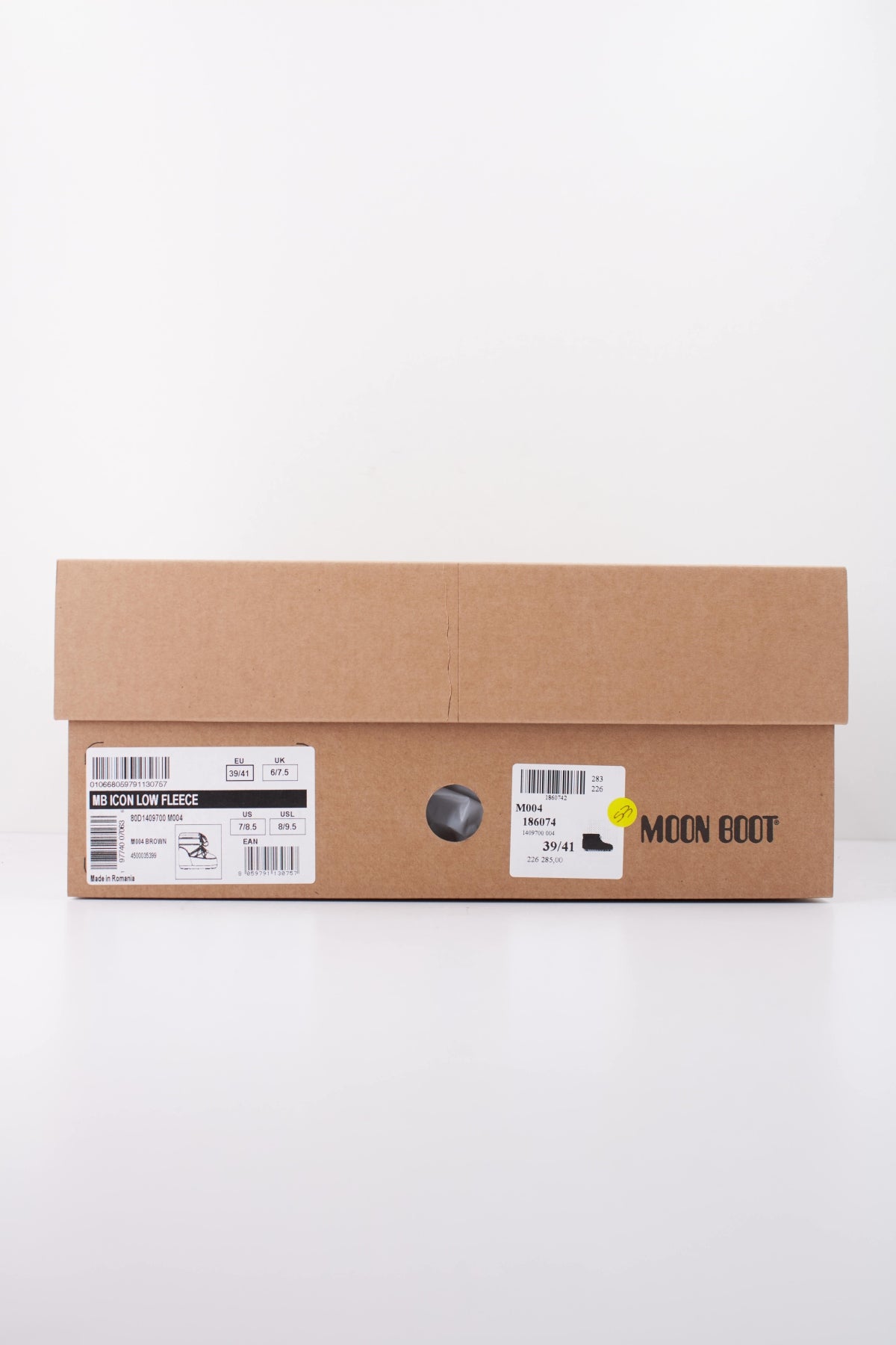 MOON BOOT ICON LOW FLEECE en color MARRON (6)