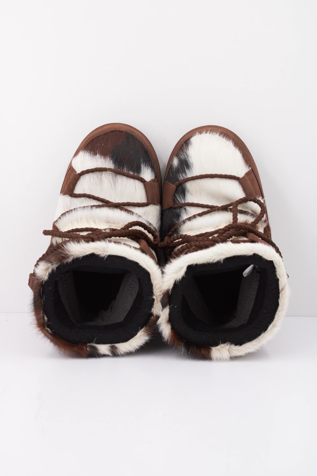 MOON BOOT ICON LOW ARCHIVE COW en color MARRON (3)
