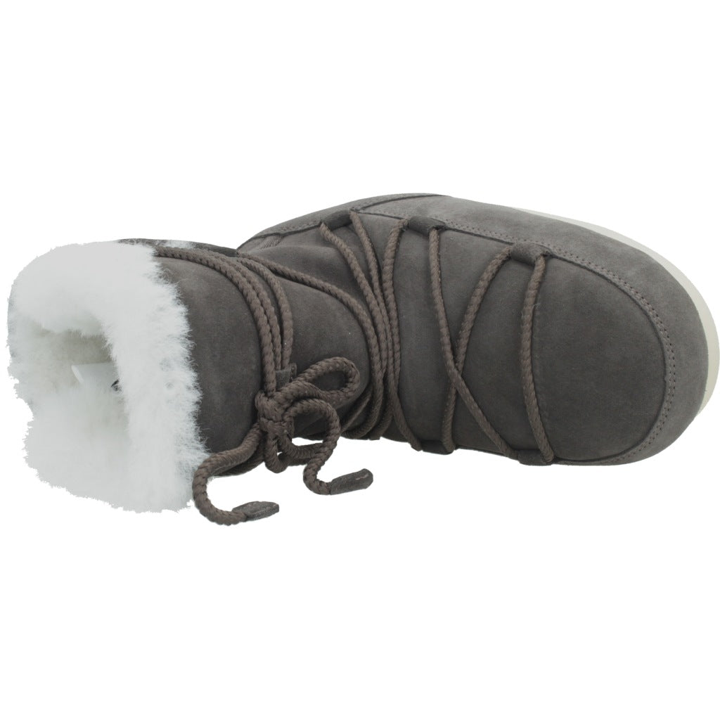 MOON BOOT EVX BOOT SUEDE SHEARLING en color MARRON (7)