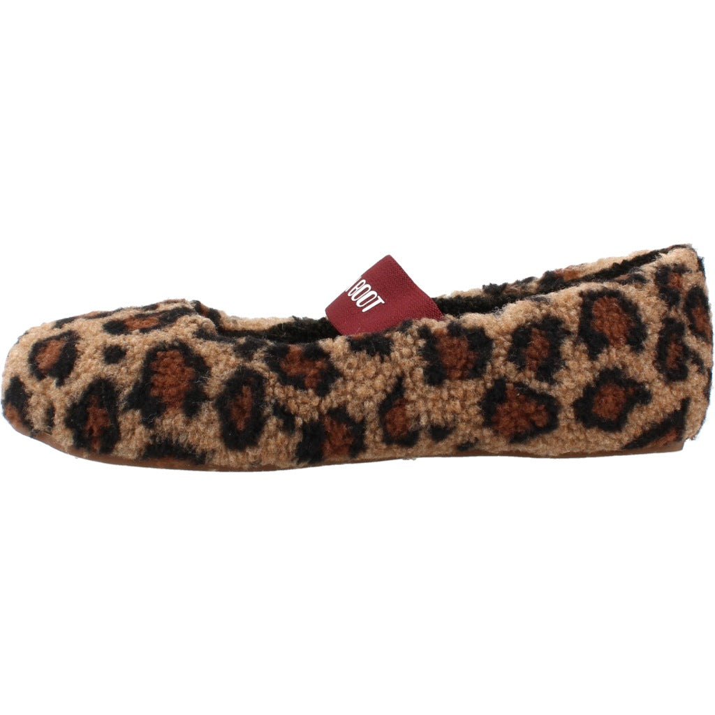 MOON BOOT MB FLEECE BALLERINA LEOPARD en color ANIMAL PRINT (2)