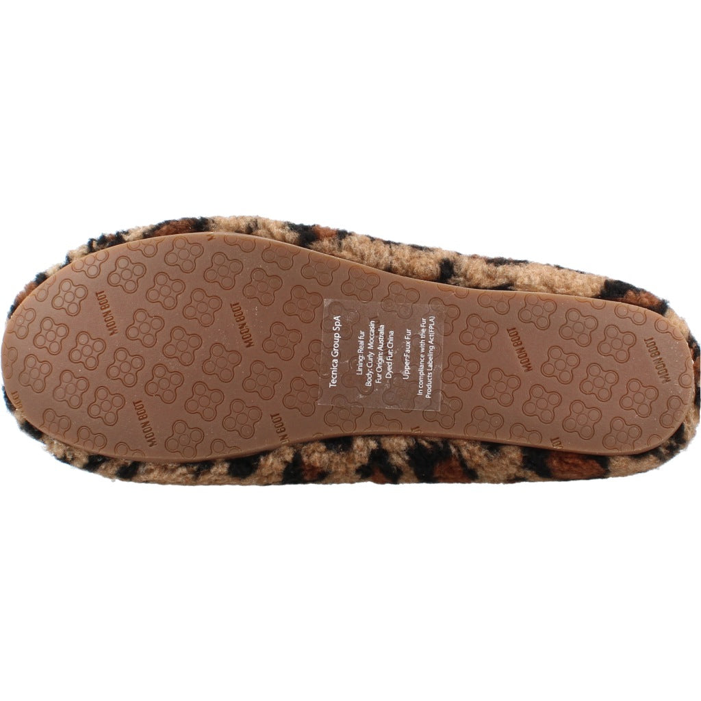 MOON BOOT MB FLEECE BALLERINA LEOPARD en color ANIMAL PRINT (6)
