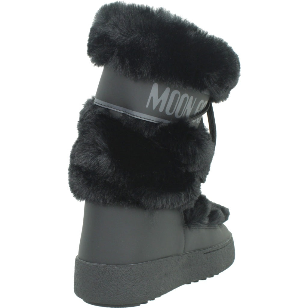 MOON BOOT MB LTRACK FAUX FUR HIGH WP en color NEGRO (3)