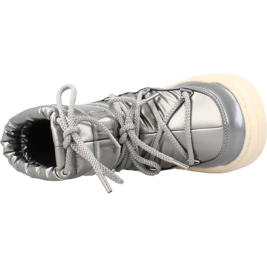 MOON BOOT MB JR PARK BOOT en color PLATA (7)
