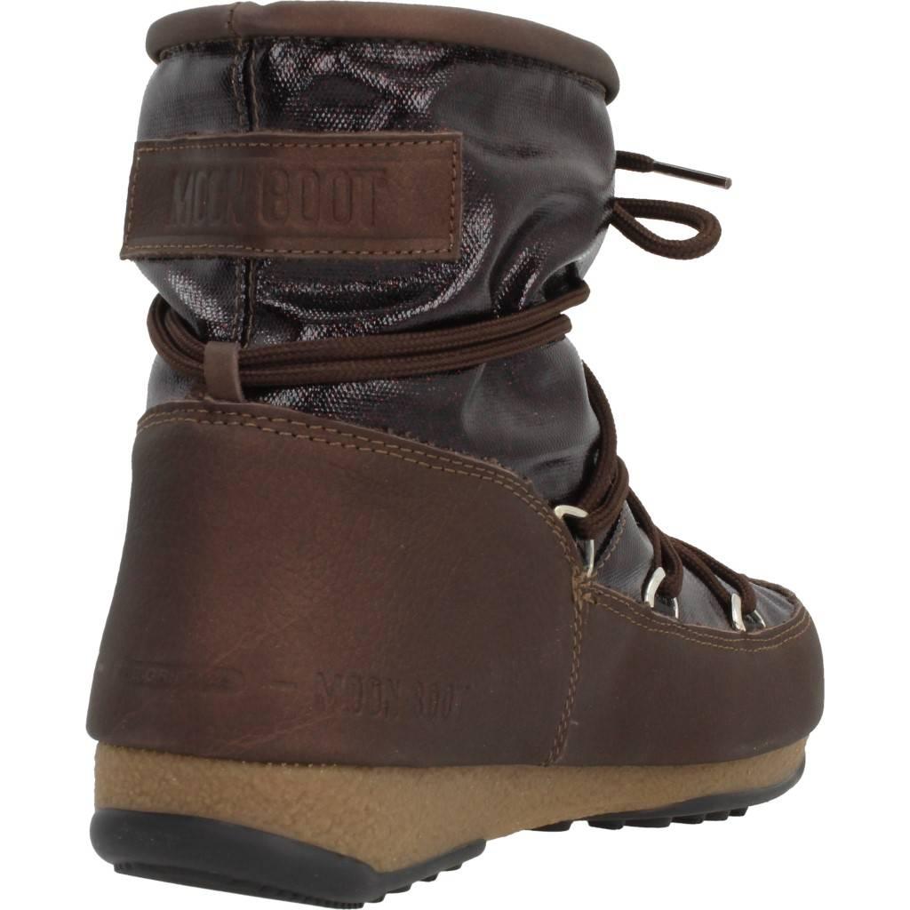 MOON BOOT W.E. LOW GLITTER en color MARRON (3)