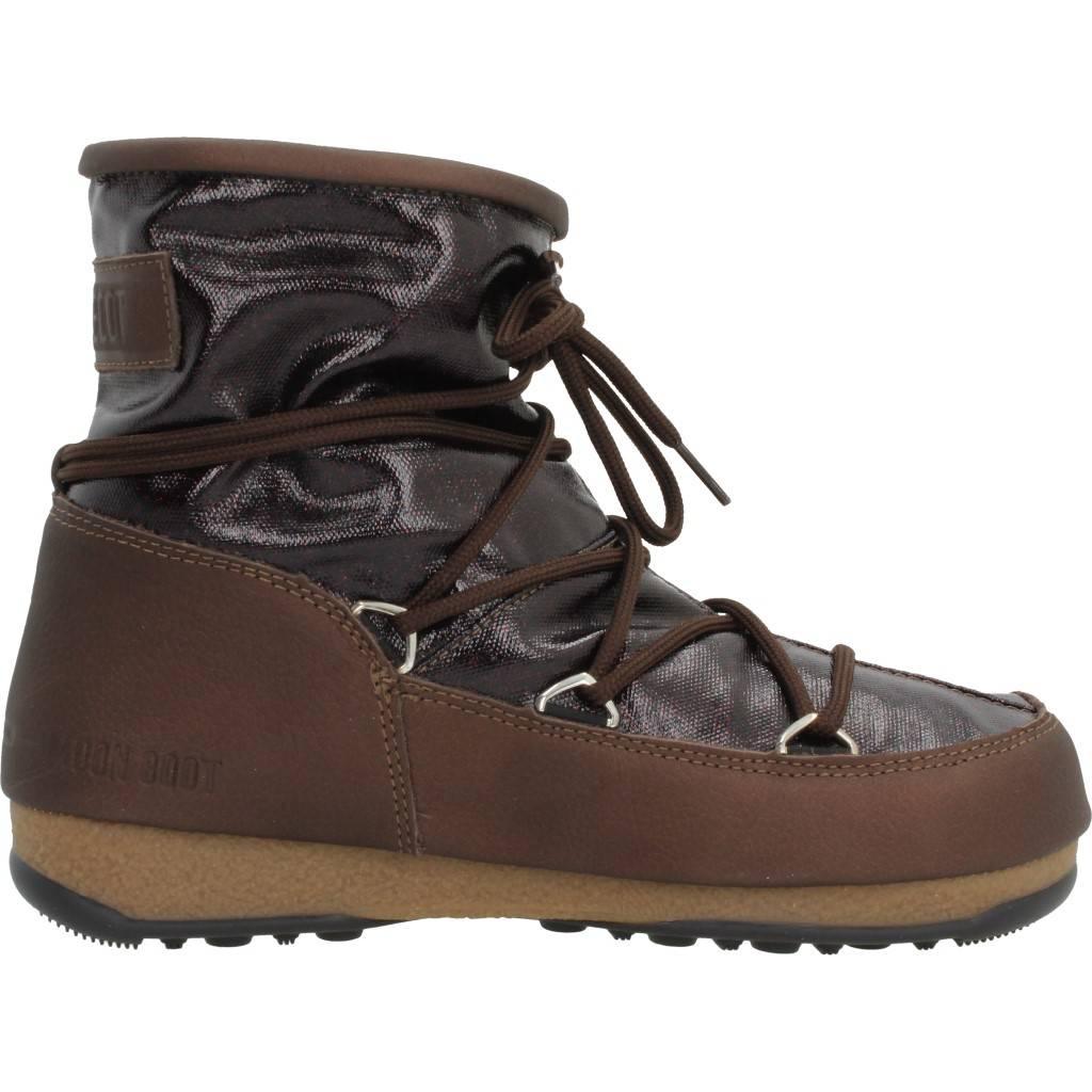 MOON BOOT W.E. LOW GLITTER en color MARRON (4)