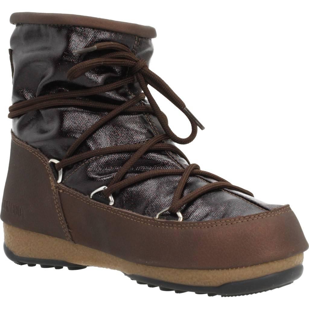 MOON BOOT W.E. LOW GLITTER en color MARRON (5)