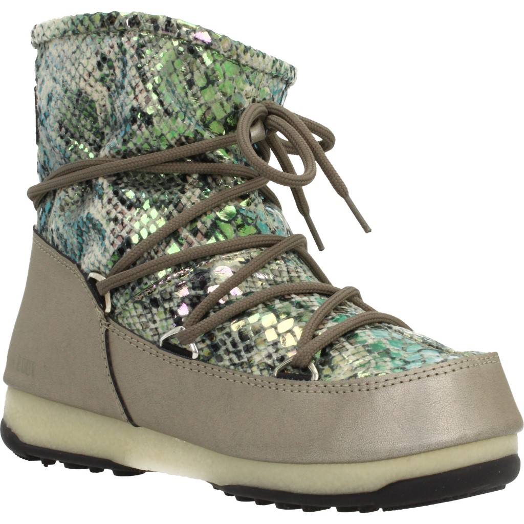 MOON BOOT W.E. LOW SNAKE en color ORO (5)