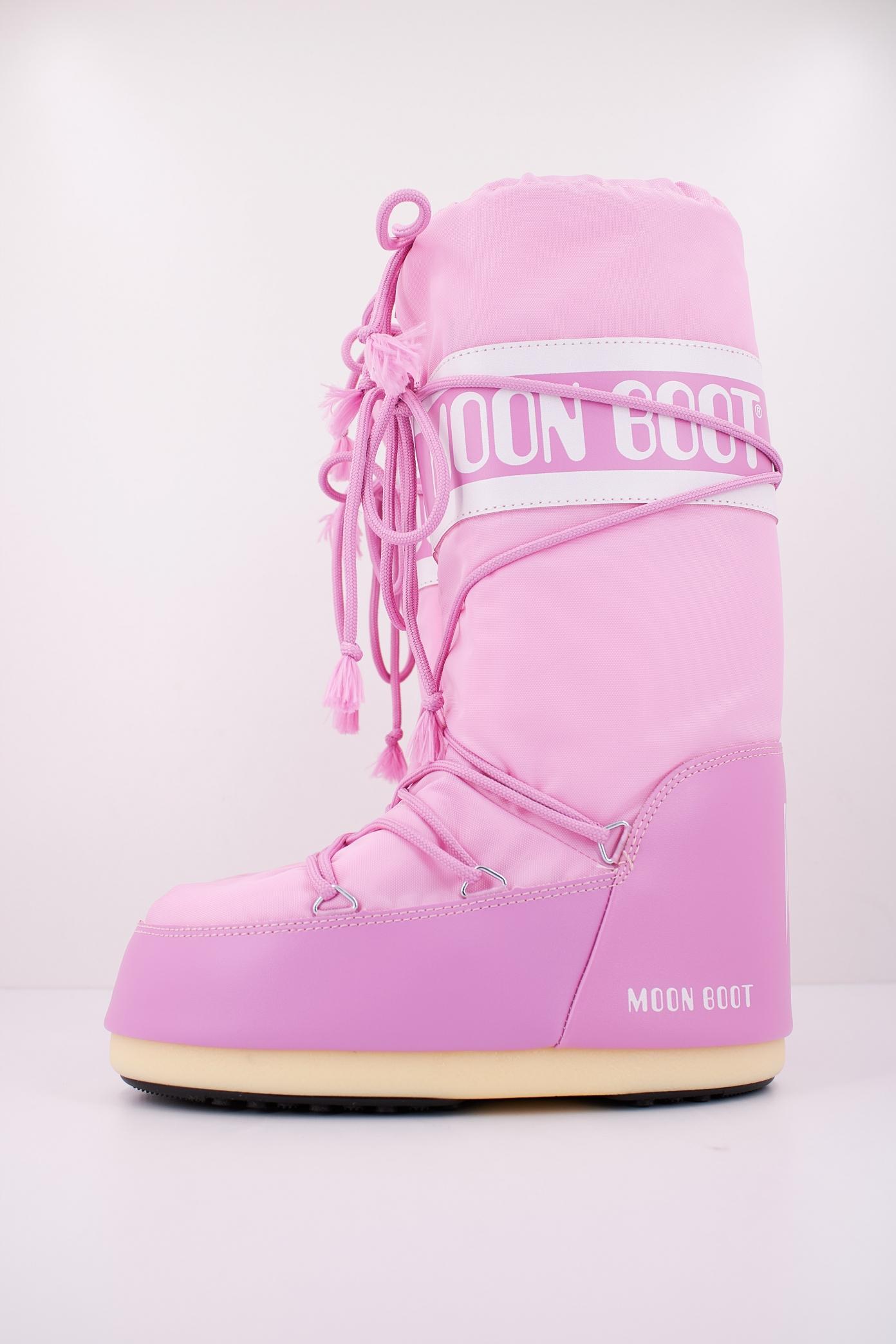 MOON BOOT MB ICON NYLON en color ROSA (1)