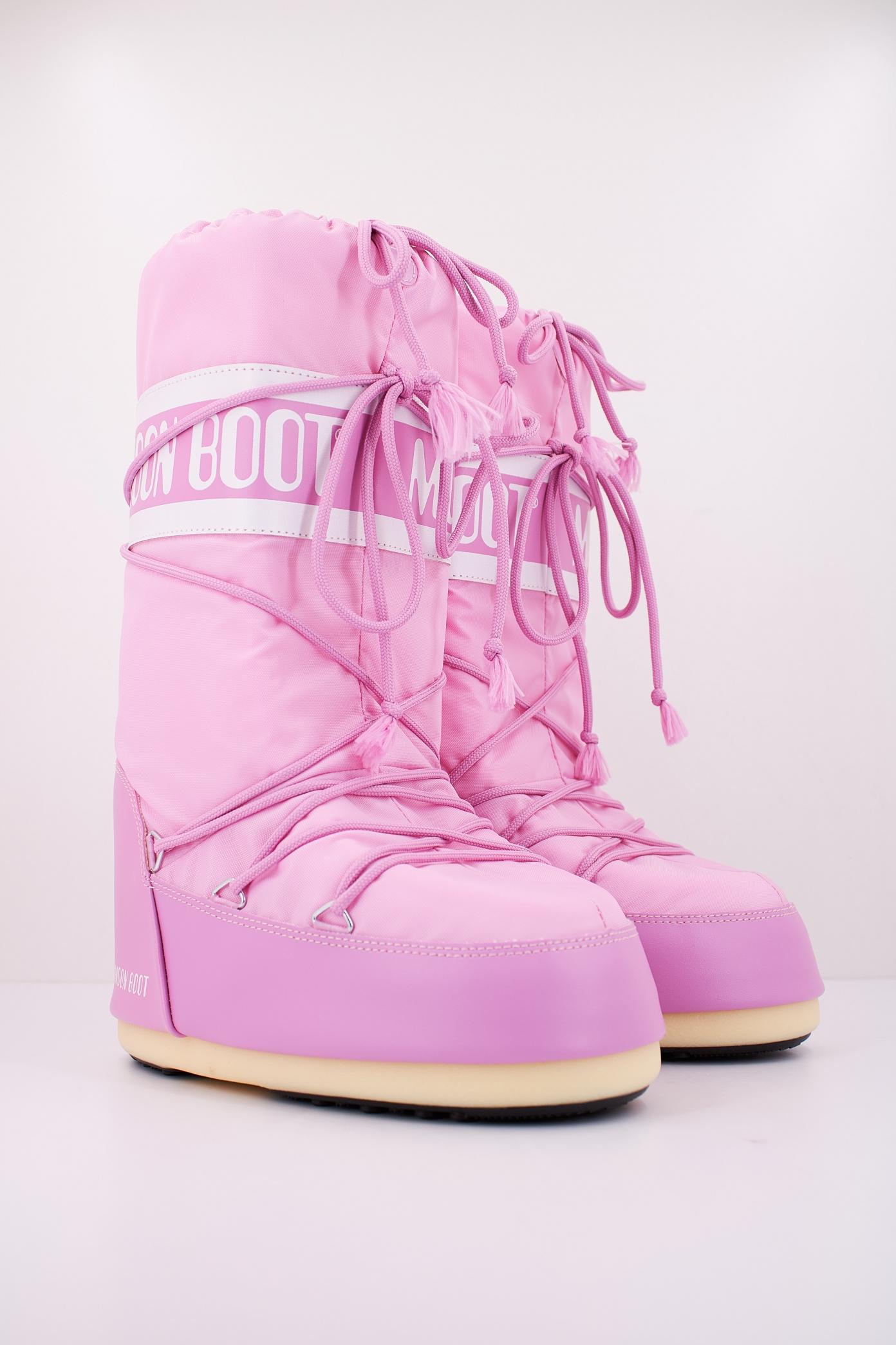 MOON BOOT MB ICON NYLON en color ROSA (2)