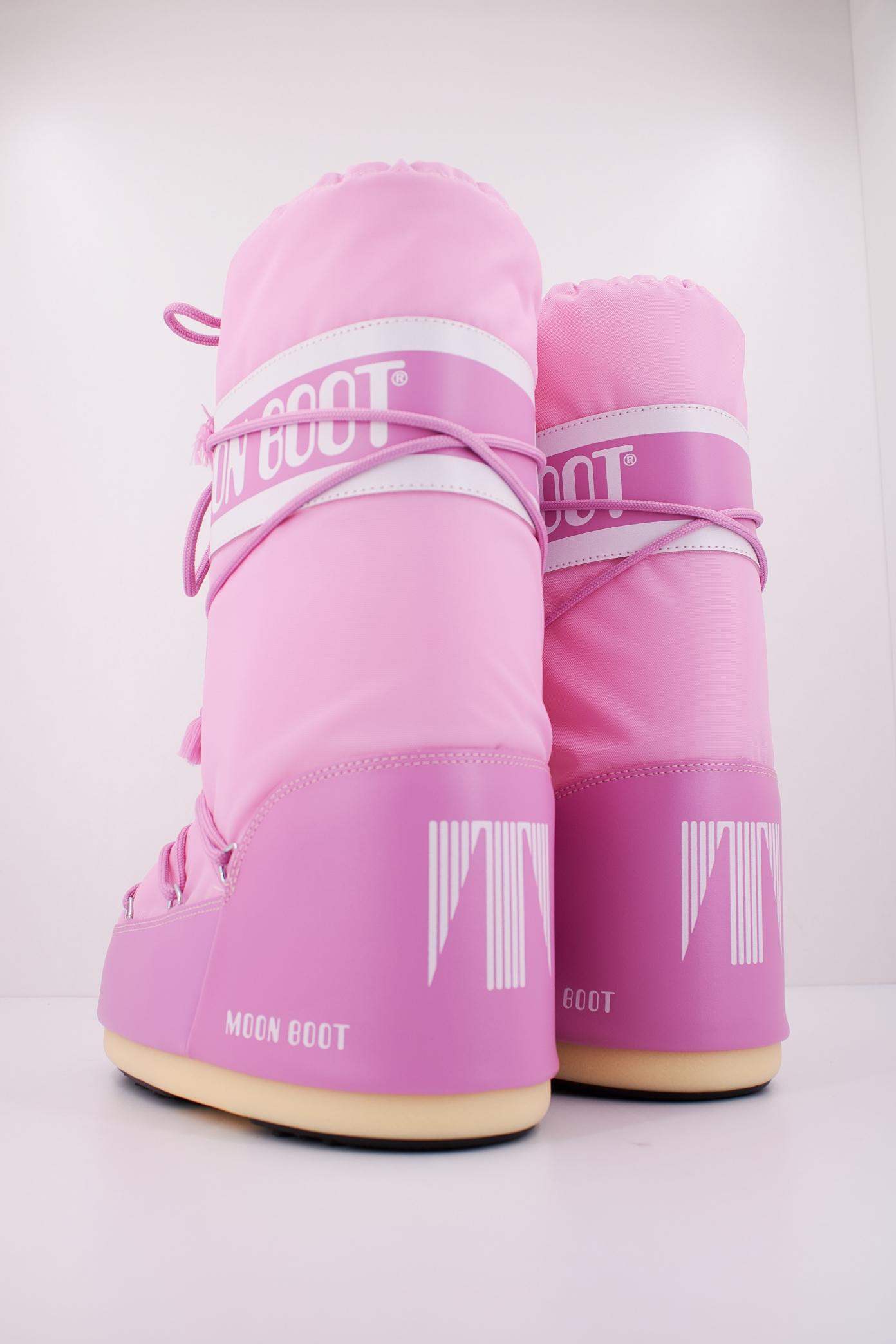 MOON BOOT ICON NYLON en color ROSA (4)