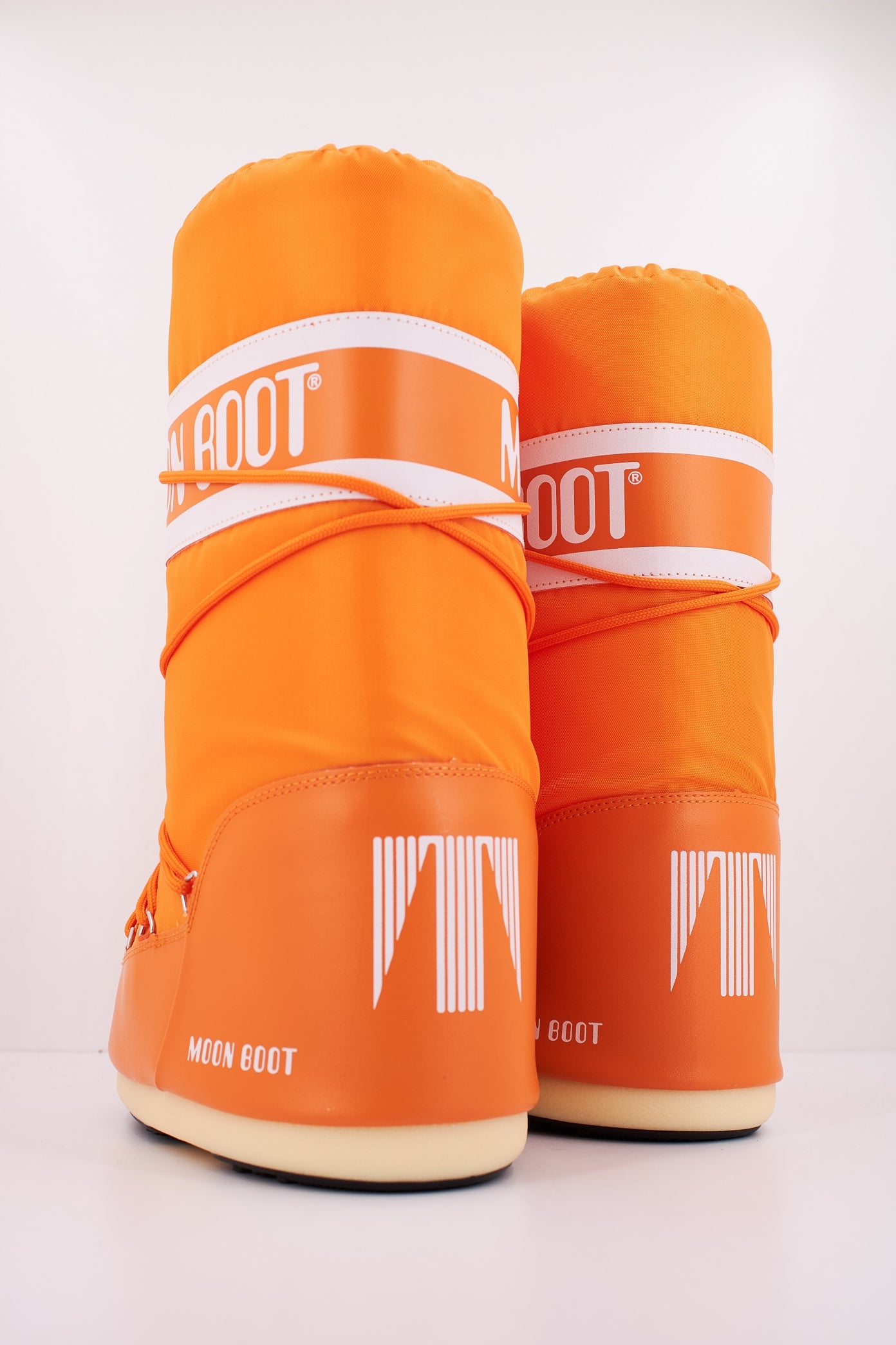 MOON BOOT MB ICON NYLON en color NARANJA (4)