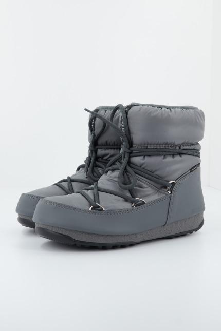 MOON BOOT LOW NYLON WP en color GRIS (1)