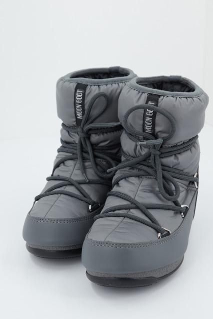 MOON BOOT LOW NYLON WP en color GRIS (3)