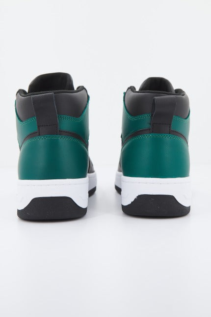 TOMMY JEANS LEATHER MID CUT BASKET en color NEGRO (3)