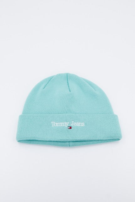 TOMMY JEANS TJW SPORT BEANIE en color VERDE (1)