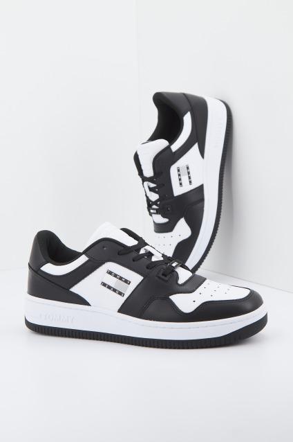 TOMMY JEANS BASKET LEATHER en color BLANCO (1)