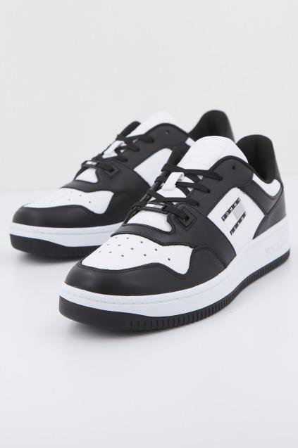 TOMMY JEANS BASKET LEATHER en color BLANCO (2)