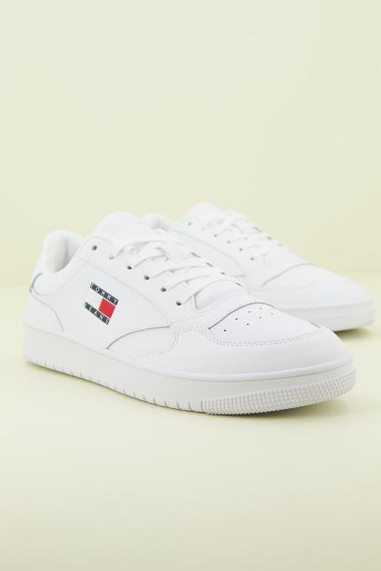 TOMMY JEANS RETRO LEATHER en color BLANCO (2)