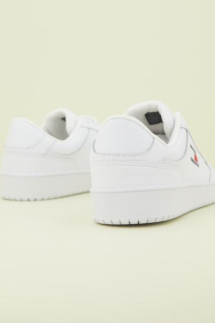 TOMMY JEANS RETRO LEATHER en color BLANCO (3)