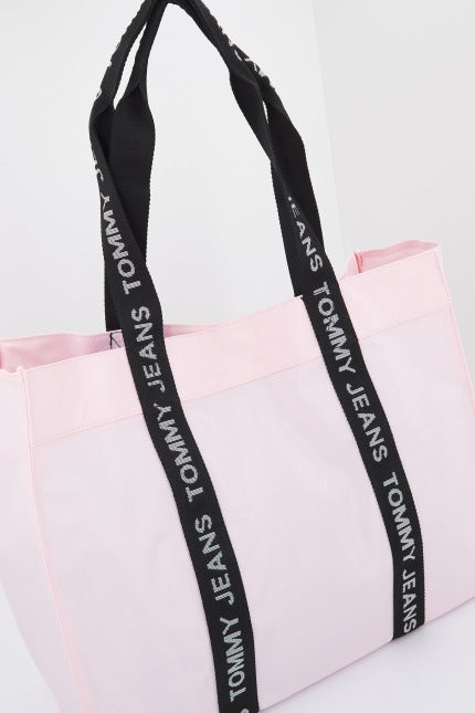 TOMMY JEANS AWAW TJW ESSENTIAL TOTE en color ROSA (3)