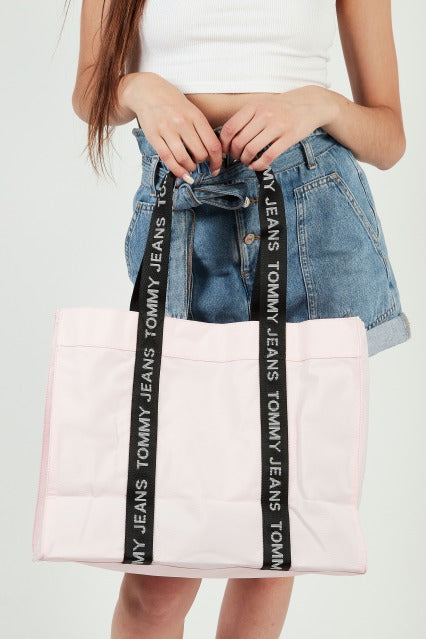 TOMMY JEANS AWAW TJW ESSENTIAL TOTE en color ROSA (5)