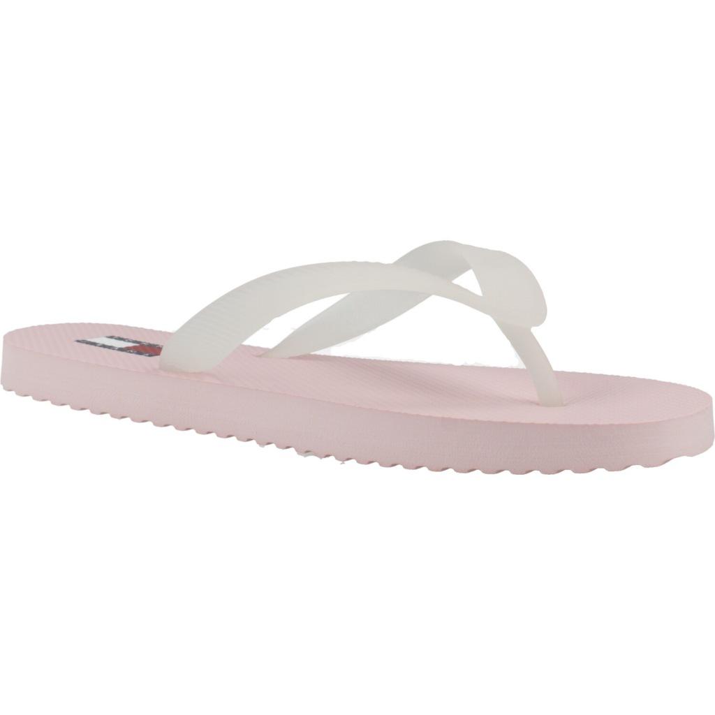 TOMMY JEANS LOGO FLIP FLOP en color ROSA (5)