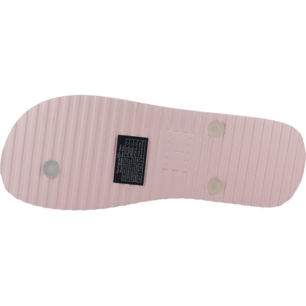 TOMMY JEANS LOGO FLIP FLOP en color ROSA (6)