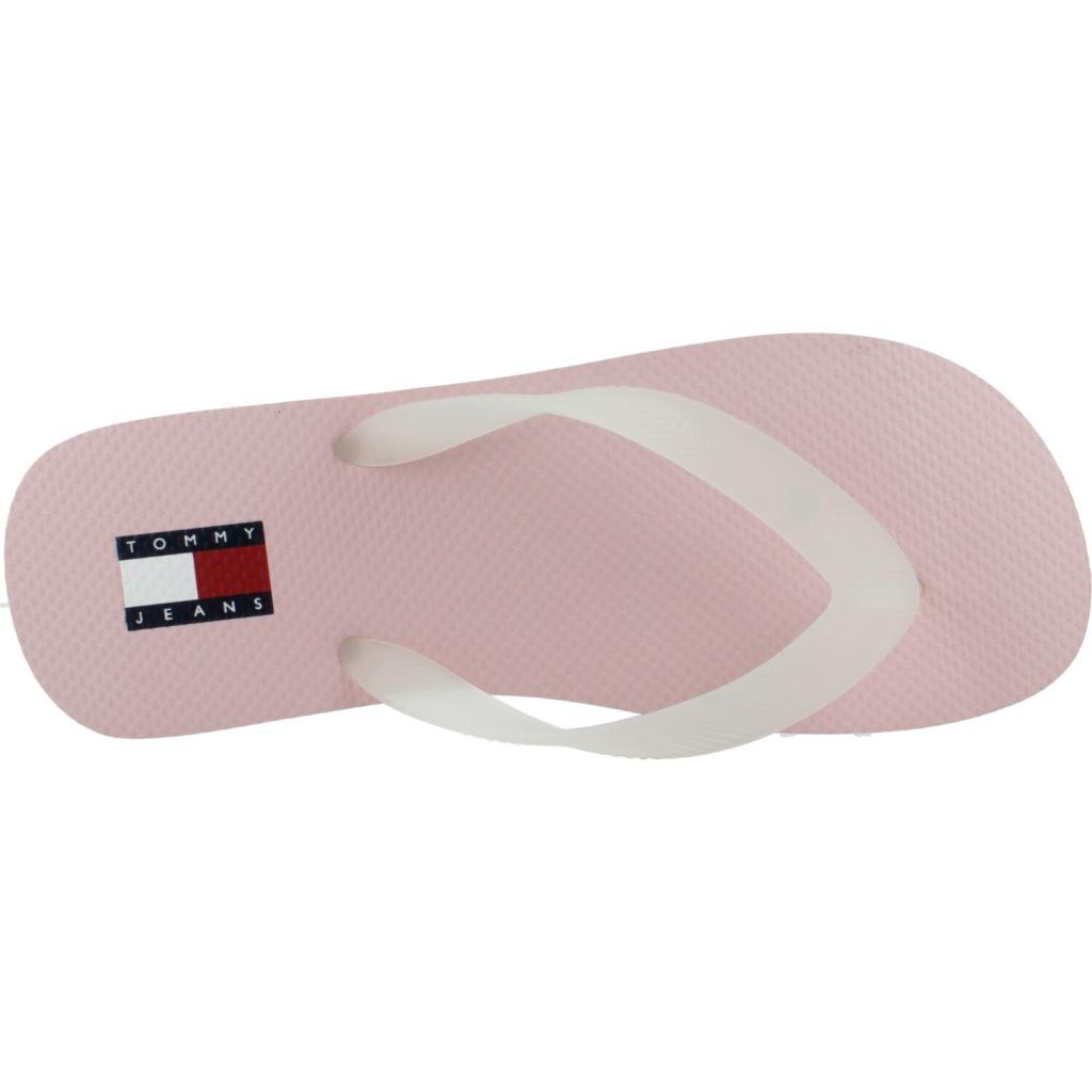 TOMMY JEANS LOGO FLIP FLOP en color ROSA (7)